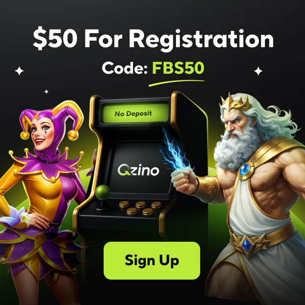 QZINO Bonus Member Baru 100%